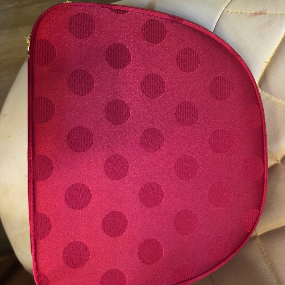 Elegant Red Polka Dot Women's Bag